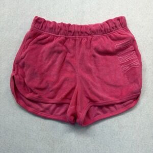 VICTORIA'S SECRET PINK VELOUR SHORTS SIZE SMALL
